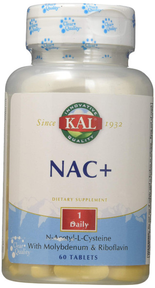 Kal N-Acetyl Cysteine Plus Tablets, 60 Count