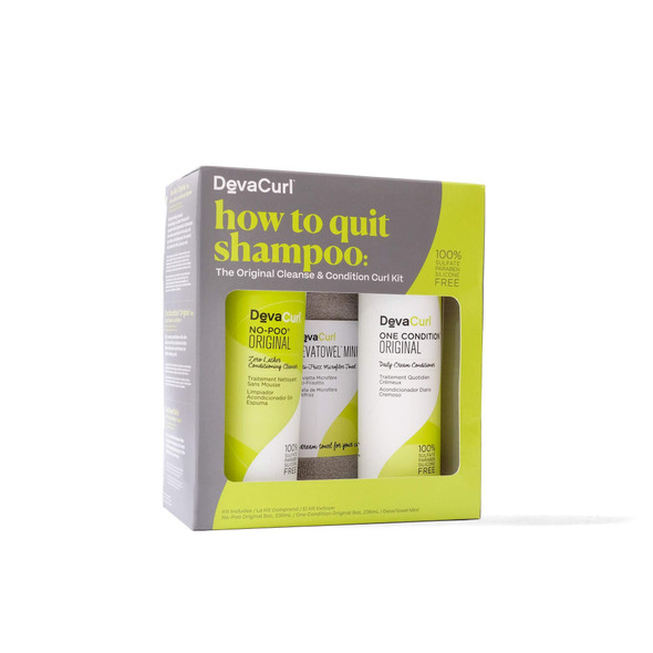 DevaCurl How to Quit Shampoo, Cleanse & Condition Kit