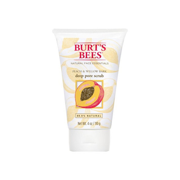 Burt's Bees Peach & Willowbark Deep Pore Scrub 4 oz