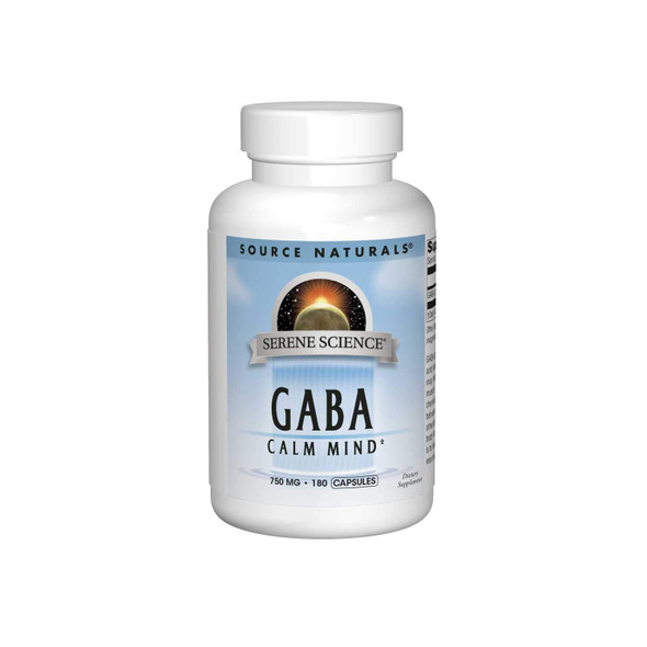 Source Naturals Serene Science Gaba 750 Mg Calm Mind - 180 Capsules