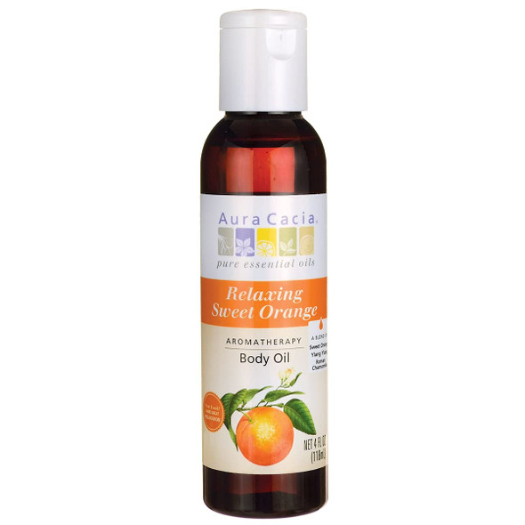 Aura Cacia, Massage Oil Citrus, 4 Ounce