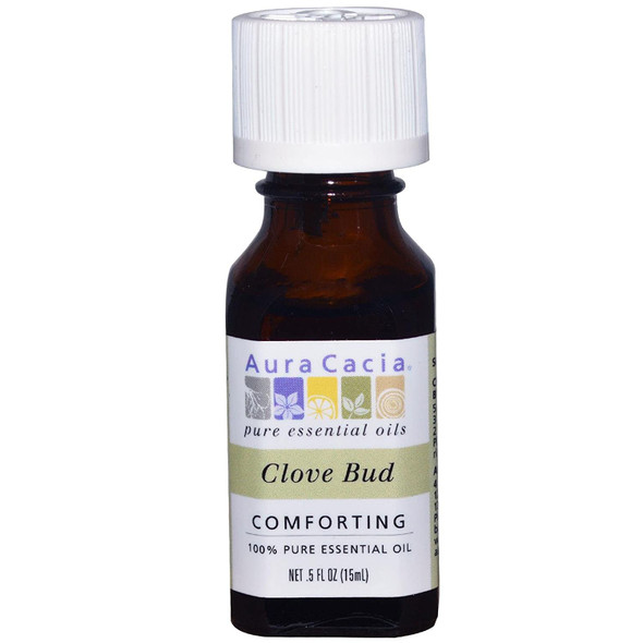 Aura Cacia Clove Bud Essential Oil (0.5Oz)