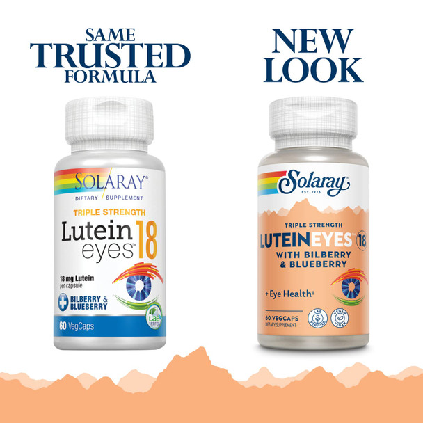 Solaray Triple Strength Lutein Eyes, 18 mg | Eye & Macular Health Support Supplement w/Naturally Occurring Lutein and Zeaxanthin | Non-GMO … B00014DLHE