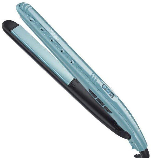 Remington Hair straightener with functionality of dryer from Remington wet2straight (Contains a 2 Pin Bathroom Plug)