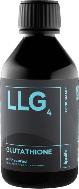 LLG4 liposomal Glutathione 240ml  lipolife. Formulated with Setria Glutathione  Advanced Nutrient delivery