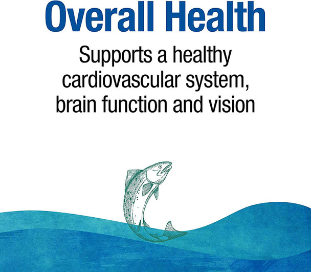 Omega Factors by Natural Factors Wild Alaskan Salmon Oil Supports Heart and Brain Health with Omega3 DHA and EPA 90 Softgels