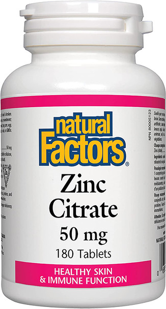 Zinc Citrate 50mg 180 Tablets