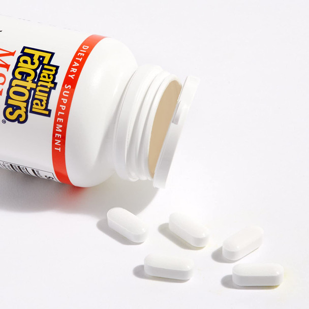 Natural Factors MSM 1000 mg Supports Healthy Joints Hair Skin and Nails 90 capsules 90 servings