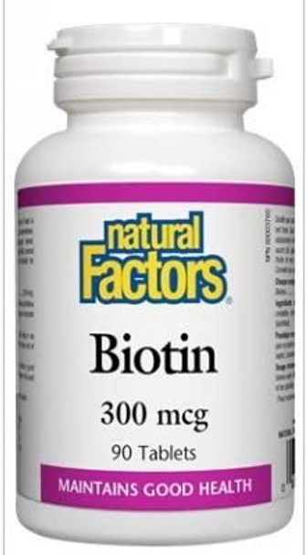 Natural Factors Biotin 300 mcg Tablets