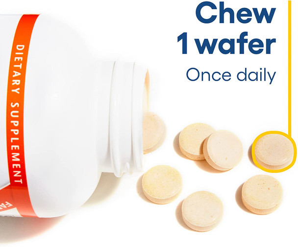 Natural Factors Vitamin C 500 mg Kids Chewable Vegan Tangy Orange 90 Wafers