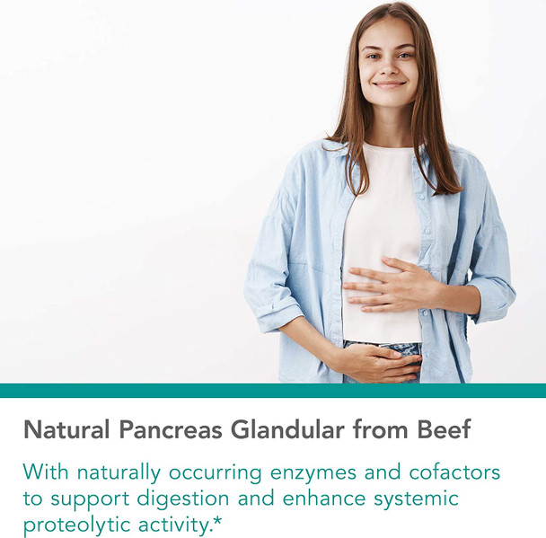 NutriCology Pancreas Pork  Natural Glandular Digestive Support Enzymes  60 Vegicaps
