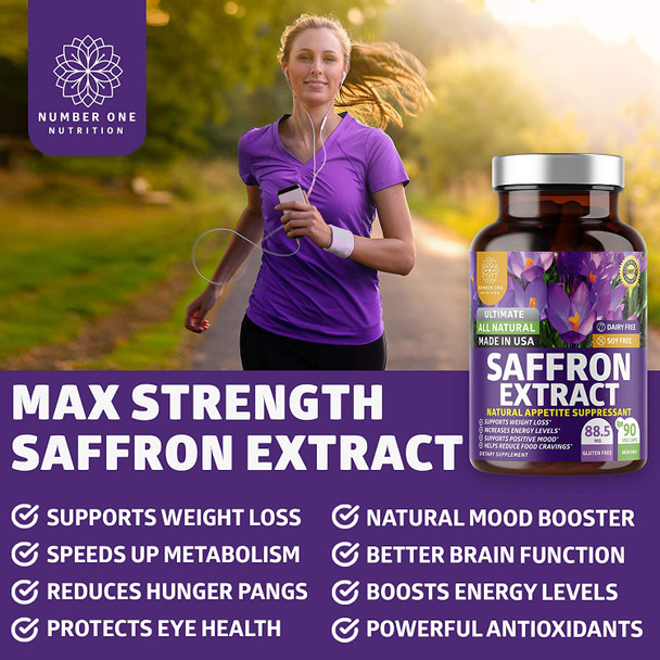 N1N Premium Saffron Extract and Vitamin K2D3 All Natural Supplements to Support Bone Strength Muscle Functions and Eye Health 2 Pack Bundle