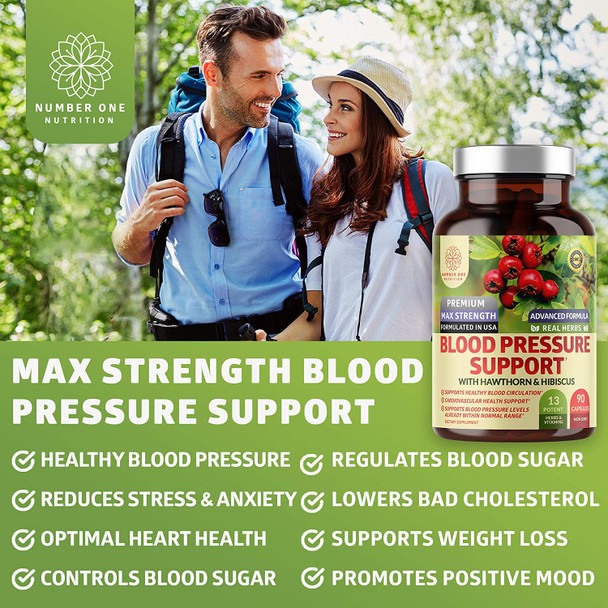 N1N Premium Blood Pressure Support and Organic Beet Root All Natural Supplements to Support Blood Pressure Levels and Improve Energy 2 Pack Bundle