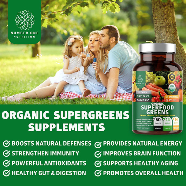 N1N Premium Prostate Support and Superfood Greens All Natural Supplements to Support Prostate Health Immunity and Energy Levels 2 Pack Bundle