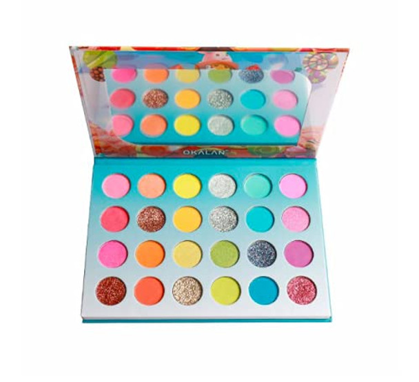 Okalan Candyland II 24 Color Pressed Pigment Palette