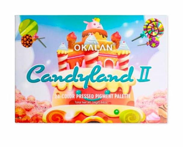 Okalan Candyland II 24 Color Pressed Pigment Palette