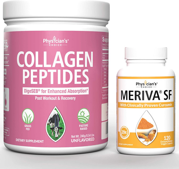 Collagen Peptides Powder  Meriva Curcumin 500  Clinically Proven 29x Better Absorption