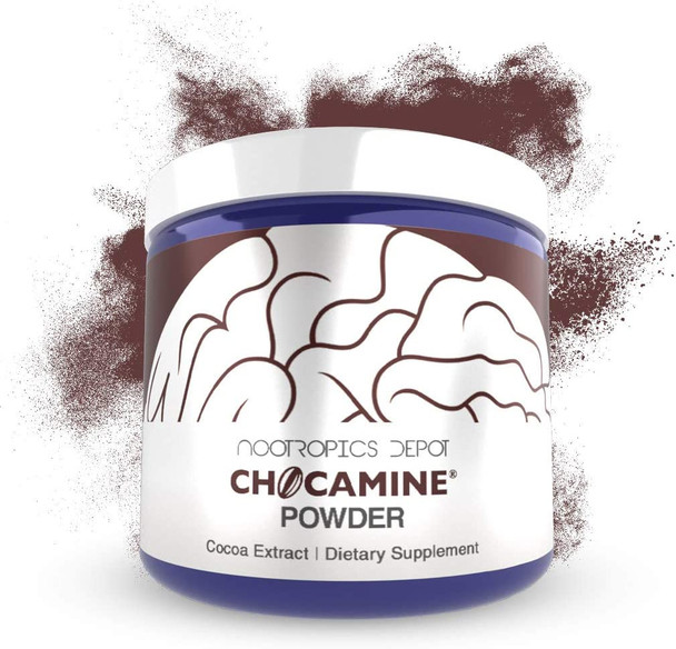 Chocamine Cocoa Extract Powder 125 Grams  Oxidation Support Supplement  Promotes Energy Endurance and Stamina  Supports Mental Acuity Concentration and Mood