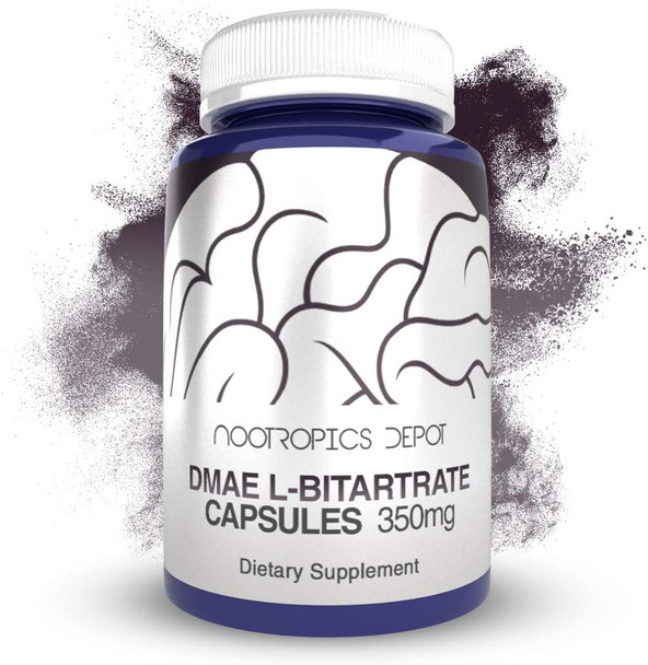DMAE LBitartrate Capsules  350mg  60 Count  Choline Supplement  Cholinergic  May Support Memory Learning  Focus  May Support Acetylcholine Synthesis