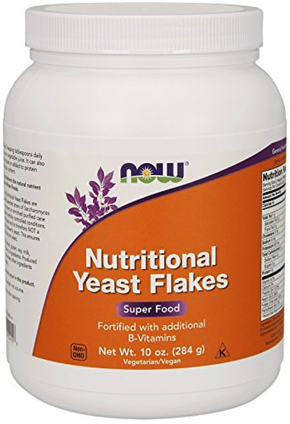 Now Foods Nutritional Yeast Flakes, 284 g