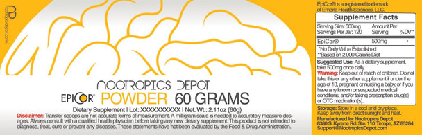 EpiCor Powder  60 Grams