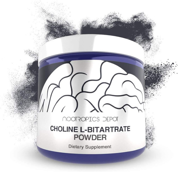 Choline LBitartrate Powder 250 Grams  Choline Supplement  Brain Health Supplement  Supports Cognitive Function Mental Performance and Physical Endurance