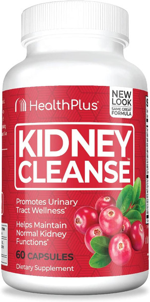 Health Plus Kidney Cleanse 60 Capsules 30 Servings