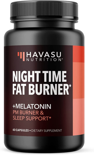 Night Time Fat Burner Metabolism Booster  Appetite Suppressant  Supplement to Support Weight Loss  60 Weight Loss Supplement Pills for Men
