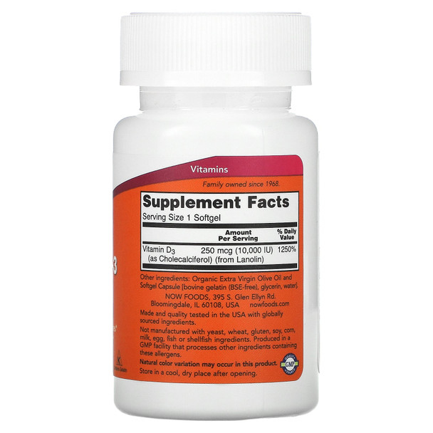 Vitamins, Supplement facts and Other ingredients