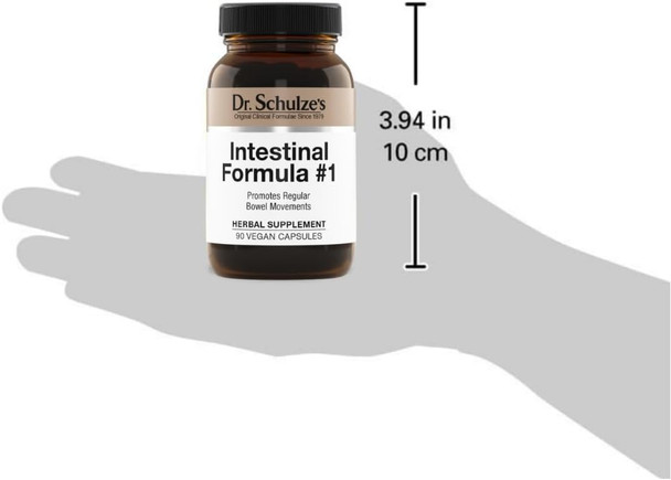 Dr. Schulzes Intestinal Formula 1 Colon Bowel Cleanse Laxative Capsules 90 Count 90 Capsules