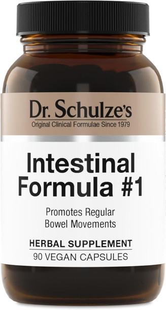 Dr. Schulzes Intestinal Formula 1 Colon Bowel Cleanse Laxative Capsules 90 Count 90 Capsules
