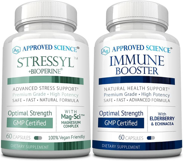 Stressyl and Immune Booster Bundle  One Month Supply