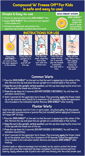 Compound W Freeze Off Wart Remover 8 Applications with Compound W Wart  Remover Maximum Strength One