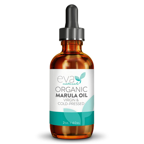 Organic Marula Oil for Face and Hair 100 Virgin Moisturizing Beauty Oil  Cold Pressed Natural AntiAging Formula  Nongreasy Unrefined Rich in Omegas  Antioxidants  2oz.