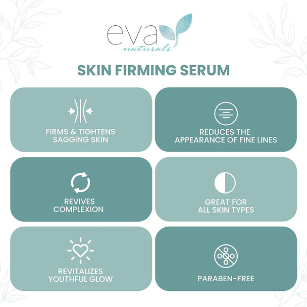 Skin Firming Serum  1oz  Day or Night Serum for Face  Grants The Appearance Of Firm Skin and Wrinkles  Amino Acids Peptides Hyaluronic Acid and Niacinamide Serum