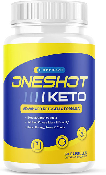 One Shot Keto Pills Extra Strength Oneshot Keto 60 Capsules