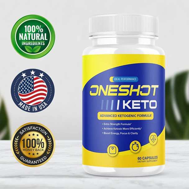 One Shot Keto Pills Extra Strength Oneshot Keto 60 Capsules