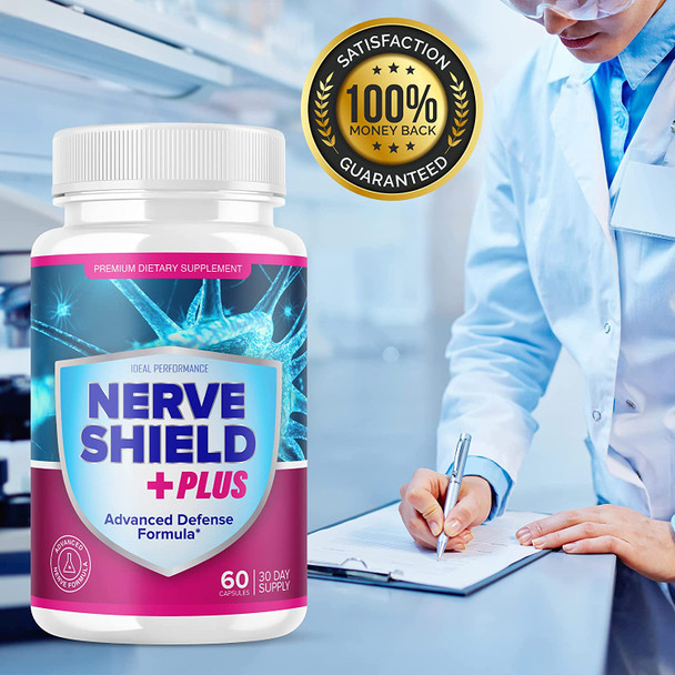 Nerve Shield Plus Pills Original Supplement Advanced Nerve Formula 60 Capsules