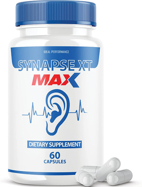 Synapse XT Max Tinnitus Supplement Pro Premium Relief Pills 60 Capsules