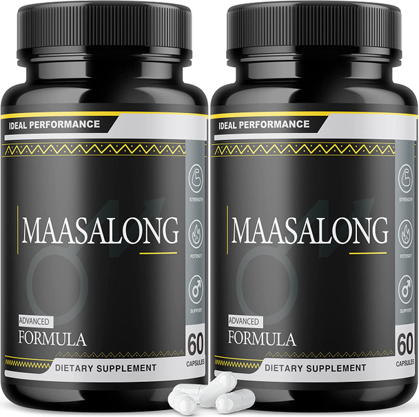 2 Pack Maasalong Pills Advanced Formula Masalong 120 Capsules