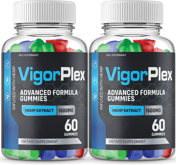 2 Pack Vigorplex Gummies Vigor Plex Gummies 120 Gummies