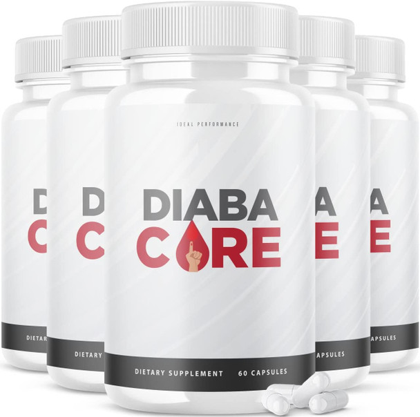 5 Pack Diabacore Supplement Diaba Core Pills 300 Capsules