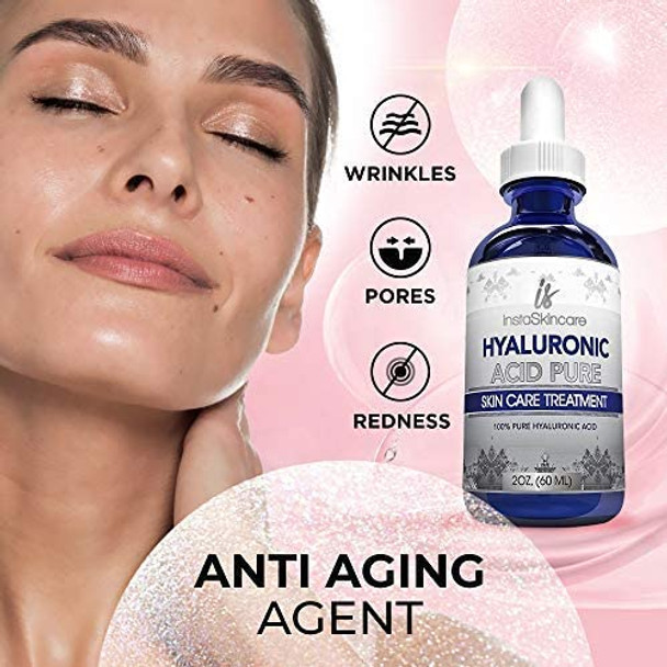 InstaSkincare AntiAging Serums Bundle  Hyaluronic Acid Serum for Face 2Oz  Niacinamide Vitamin B3 Facial Serum for Acne Treatment 2Oz