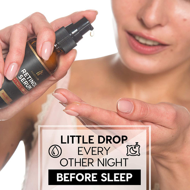 InstaSkincare Pore minimizing Bundle  Retinol Face Serum 2Oz  Niacinamide Facial Serum 2Oz InstaSkincare Pore minimizing Bundle  Retinol Face Serum 2Oz  Niacinamide Facial Serum 2Oz