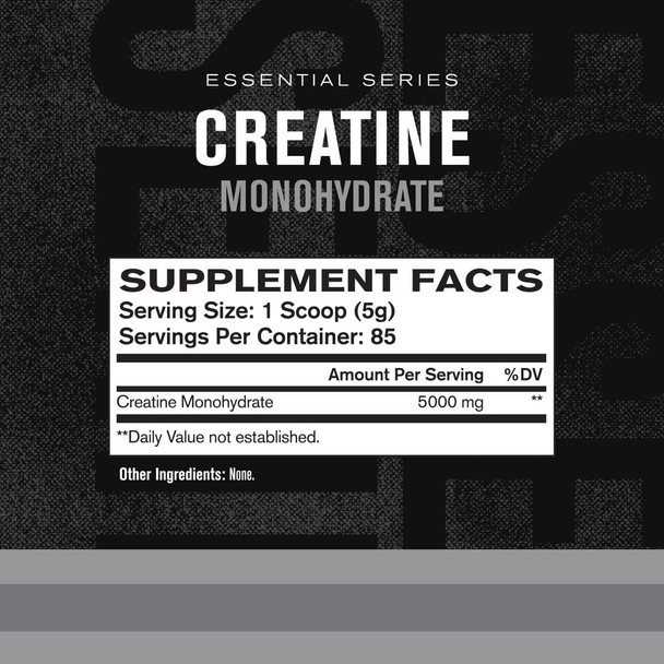 Creatine Monohydrate Powder 5g  Premium Creatine Supplement for Muscle Growth Increased Strength Enhanced Energy Output and Improved Athletic Performance  85 Servings Unflavored