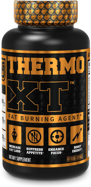 Thermo XT Thermogenic Fat Burner  Premium Weight Loss Supplement Appetite Suppressant Energy Booster for Men  Women  60 Natural Veggie Diet Pills