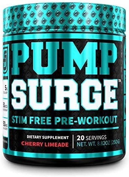 Stim Free Pre Workout Pump Stack  N.O XT Nitric Oxide Booster  PUMPSURGE Stim Free Pre Workout