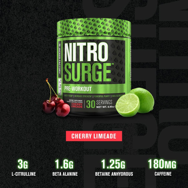 Nitrosurge PreWorkout Supplement  Growth Surge Post Workout Muscle Builder Bundle