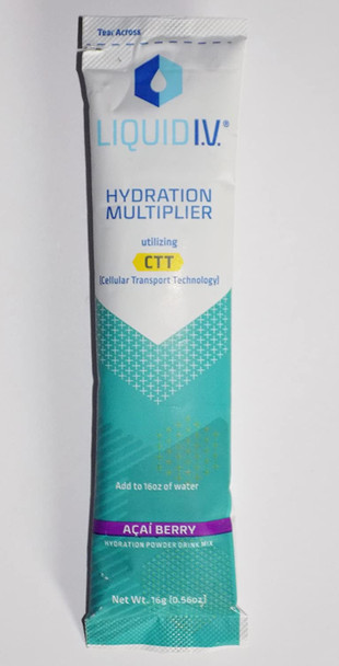 Liquid IV Acai Berry Hydration Multiplier Single 0.56 OZ