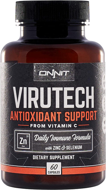 Onnit ViruTech Antioxidant Formula with Vitamin C Zinc and Selenium 60ct